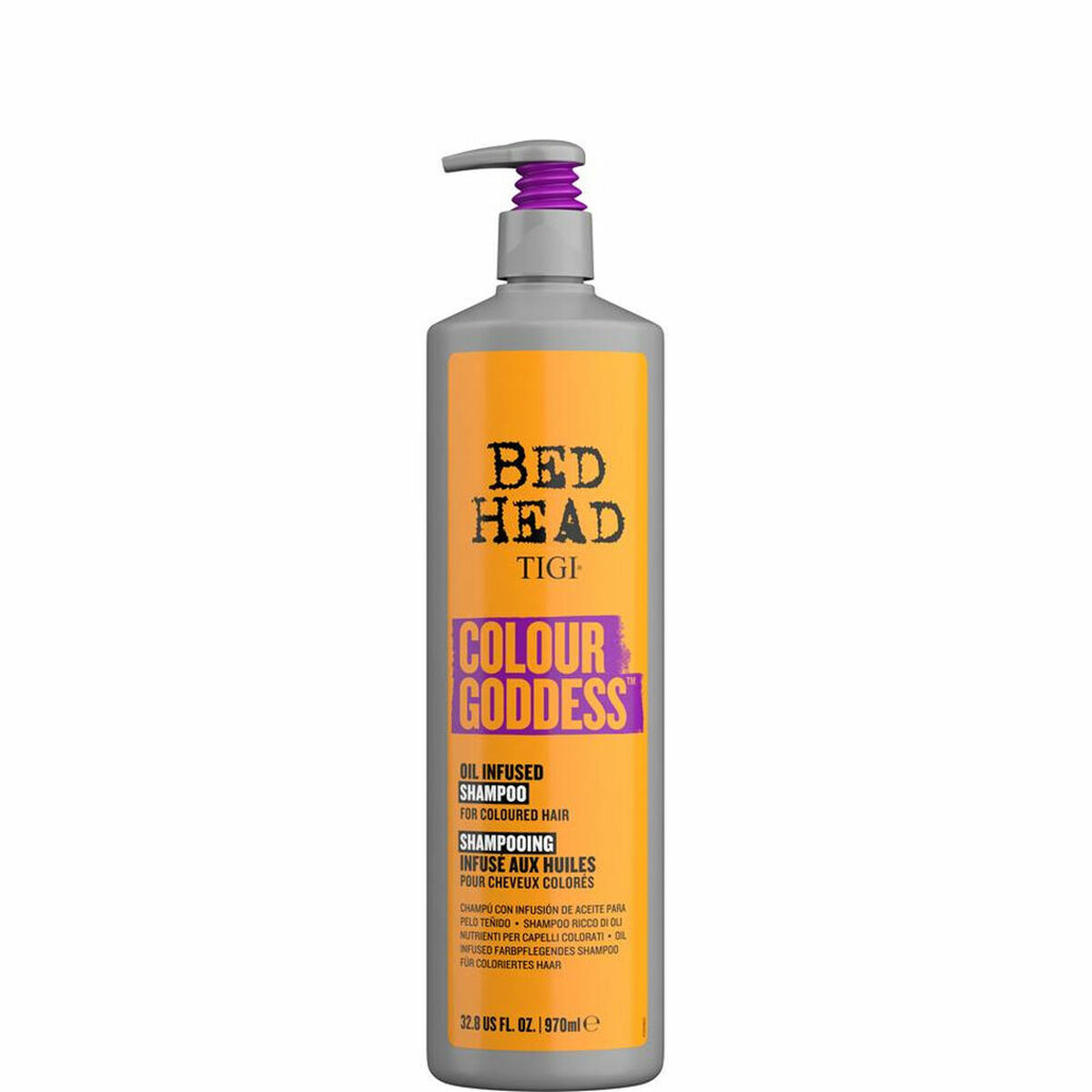Shampoo per Capelli Colorati Tigi Bed Head Colour Goddess 970 ml Caramello